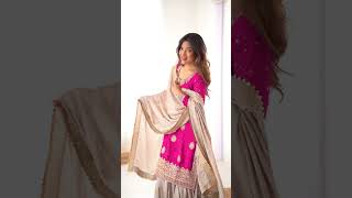 SP-38 Designer Sharara Set ✨ | Chinon Silk | Just ₹2050 #SPSeries#DesignerShararaSet#ChinonSilkSet