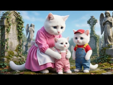 A Stray Cat Found Near a Grave Finds Family, Warmth & Love 🐱💔➡️💖