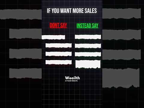 Say this instead👨‍💼 #sales #product #entrepreneurship #digitalproducts #onlineshop #entrepreneur