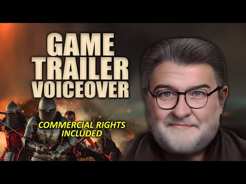Game Trailer Voice Over | Authoritative, Captivating, Cinematic, Imaginative, Epic