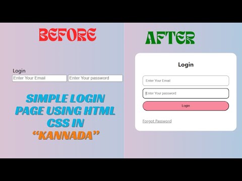 Creating a Responsive Login Page with HTML & CSS (Beginner Tutorial)