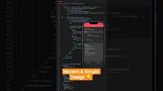 React Native Settings Screen UI ⚙️ | Simple & Modern Design 💡 #Shorts #AppTechRahul