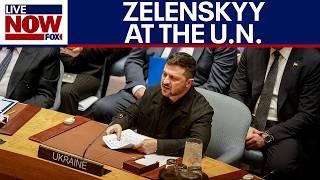 Zelenskyy speaks at UN Security Council discussing war in Ukraine