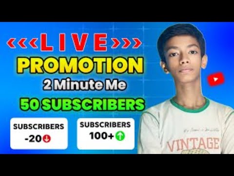 Live Promotion 🚀 | Free Promotion Live  | Live Channel Promotion  | Reehan Ideas