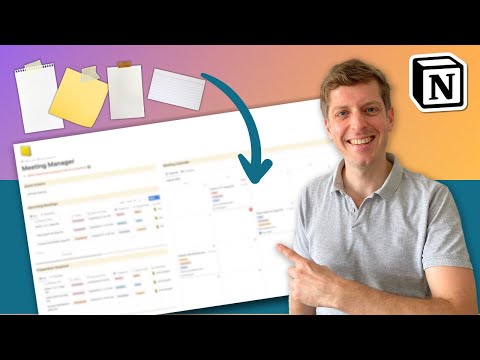 HOW TO easily manage your business meetings (+FREE Notion Template)