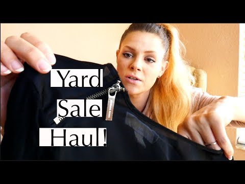 Yard Sale Haul! Spring Fashion, Michael Kors, Teak for 25 Cents! Plus- Mini Try On!