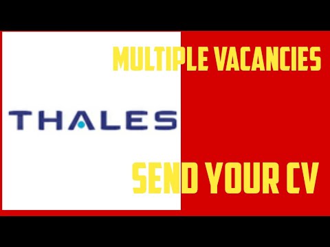 Multiple Job Vacancies in Thales India Pvt Ltd #jobsnearme #thalesjobs