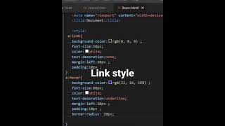 link style in css with properties#link#shorts