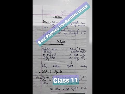Class-11||Physics chapter 1 handwritten notes ||#studyvlogs #physics #teach4u