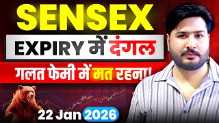 Sensex Expiry and Nifty & Bank Nifty Analysis for Thursday | 22 January 26 | NIFTY Tomorrow