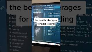 best stock brokers for algo trading 🔥 #algotrading #tradingbot