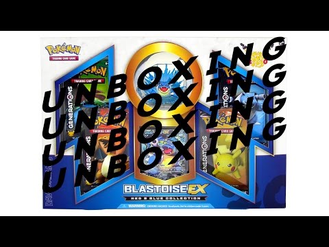 Pokemon Blastoise EX Trainer Pack Unboxing