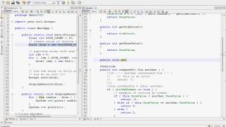 Week 11 Java Array and Comparable interface Part 6