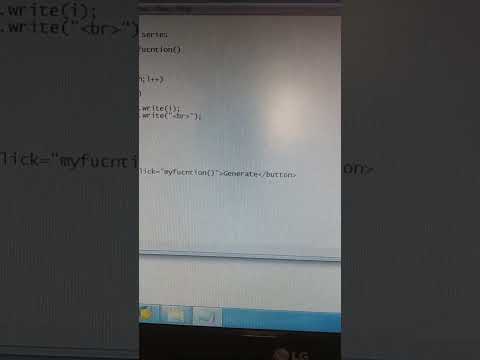 Print EVEN NUMBER Series Using HTML, JAVASCRIPT #shorts