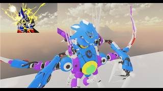 JJS Skill Builder [mesh and vfx] - Neo Metal Sonic form change testing
