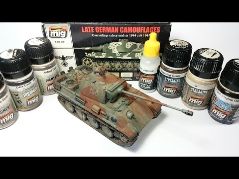 Painting a "Panther G" from Rubicon Models