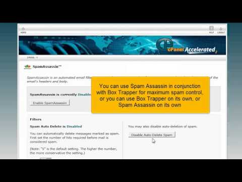 How to enable spam protection in cPanel