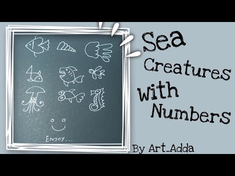 HOW TO DRAW WITH NUMBERS.