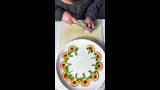 Simple and easy plate decoration tutorial # Creative plate decoration # Plate arrangement skills