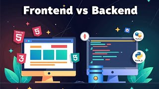 Frontend vs Backend Explained | What's the Real Difference? (Simple Examples)