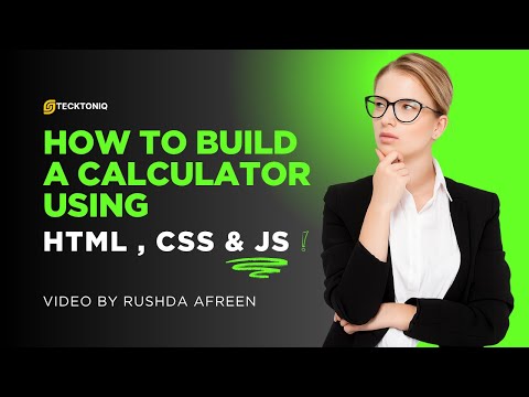 Build a Simple Calculator Using HTML, CSS & JavaScript | Step-by-Step Tutorial by Rushda Afreen