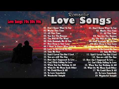Best Romantic Love Songs Of 80's and 90's 💗 Most Old Beautiful Love Songs 70's 80's 90's