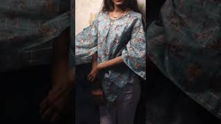 Beautiful stylish top tutorial #shorts#youtubeshort.full video on my channel