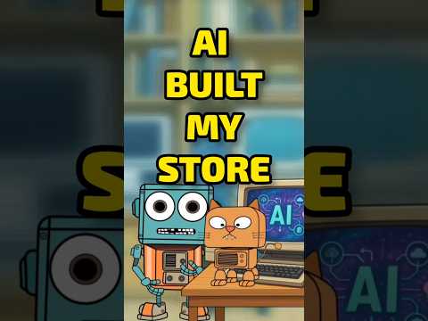 This AI Made My Online Store in 5 Minutes !! #aimoney