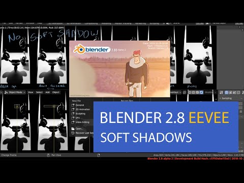 Blender 2.8 EEVEE - Soft Shadows Preview