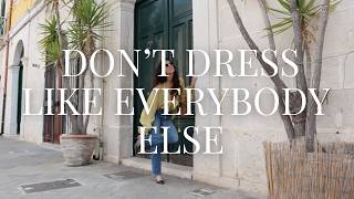 Interesting Alternatives to Wardrobe "Essentials" | Italian Spring Staples