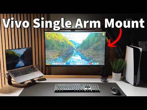 Vivo Single Arm Monitor Mount Unboxing and Review
