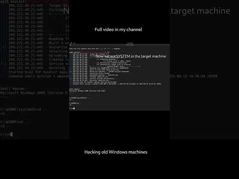 Exploiting old Windows Machines