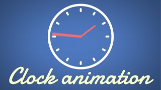 Simple Clock Animation | Easy After Effects Tutorial