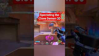 Spectating the Clove Demon 👀 #valorantshorts #valorantclutch #valorantclips