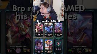Bro really blamed his teammates 🥀🥀😭 #leagueoflegends #lolmemes #leagueofmemes