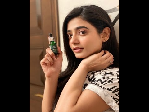 Sehar Khan II Rang Mehal Gir using II OrganicGlow II Hair Serum & Lip And Cheeks Tint