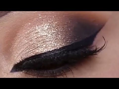 Smokey glitter eye makeup | Party eye makeup | Festival eye makeup