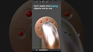 Blender tip: Master object scaling with 'Individual Origins.Perfect for beginners & pros alike. #3d