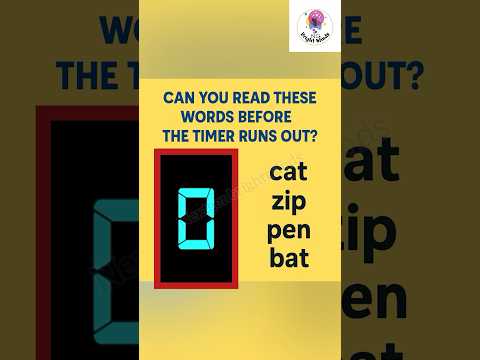 Summer Phonics Challenge Day 3 |Speed Reading & Rhyme Game
