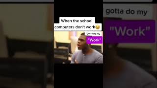 My computer doesn’t work, work, work….. #meme#funny#capcut#notmine#edit