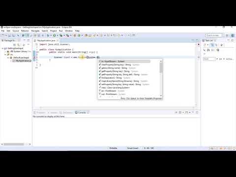 JAVA PROGRAMMING FULL COURSE PART 6 2021 Getting User Input