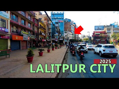 🇳🇵Lalitpur City Tour Morning Hour Look So Beautiful 4K - March 2025 🇳🇵