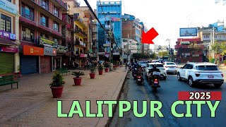 🇳🇵Lalitpur City Tour Morning Hour Look So Beautiful 4K - March 2025 🇳🇵