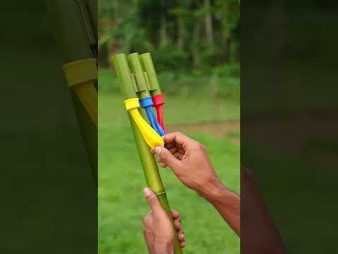 DIY Bamboo Creations with new Three Clour Balloone Slingshots #Bamboo #Bambooart