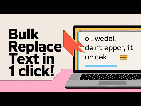 How To Replace ANY Text In Multiple Files In ONE CLICK