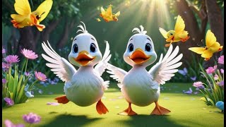 Two Little Ducks Learn to Spell | Fun Spelling Song for Kids | Learn Letters and Words