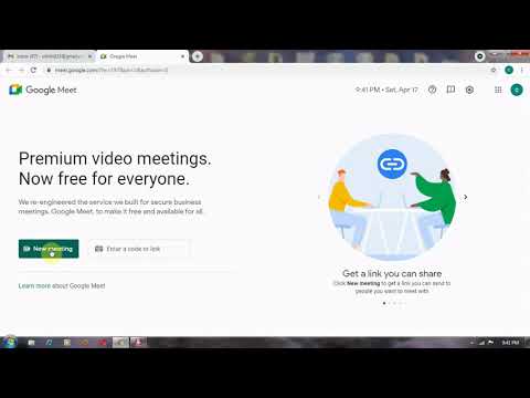 How to organise a web seminar using google meet