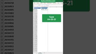 Date Formatting in Excel 🤯 #excel #msexcel #myexcelonline #shorts