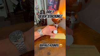 Day 1 Silver Stacking in 2025! Buffalo Rounds over SPOT?!?! #bullion #silverrounds #silverstacking