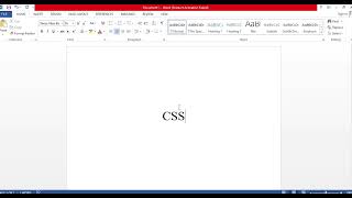 Learning CSS